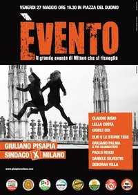 evento concerto per giuliano pisapia