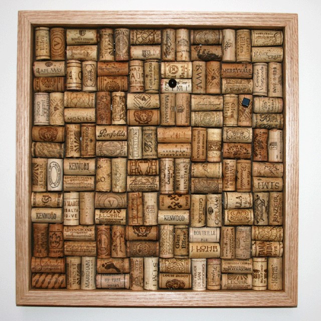 bacheca tappi sughero