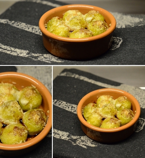 cavolini di bruxelles gratinati al parmigiano