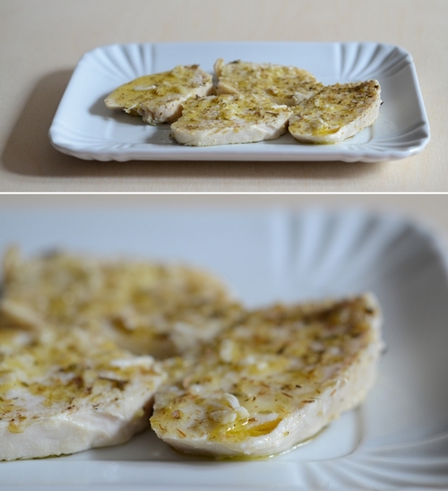 pollo freddo al limone  e origano