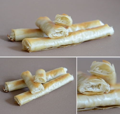 sigari pasta fillo caprino pepe