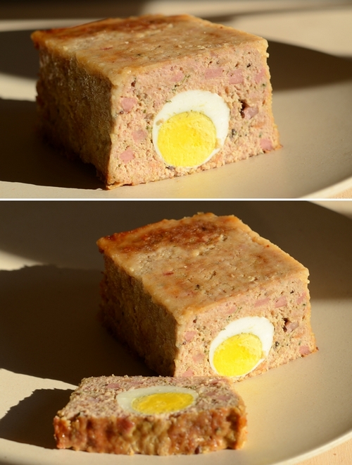 polpettone cassetta uova mortadella