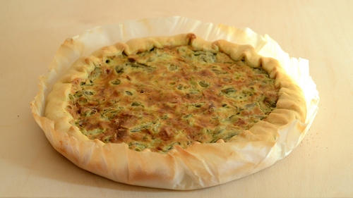 quiche di carciofi e fave