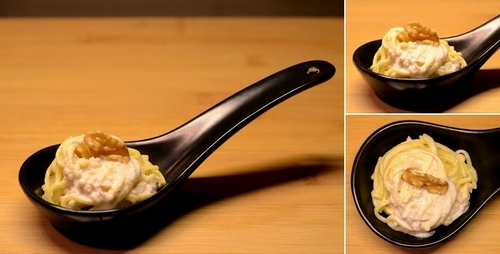 tajarin noci ricotta pecora