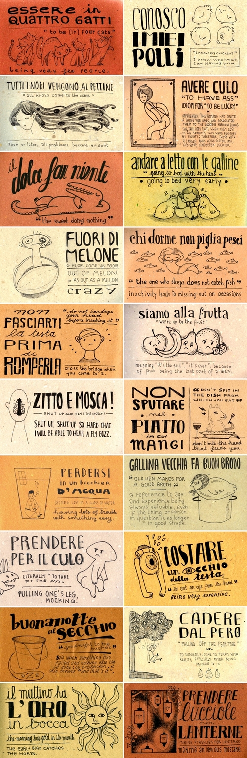 Italian for my girlfriend