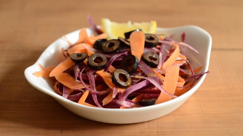 nastri carote insalata
