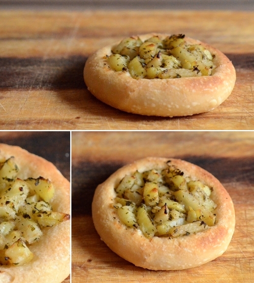 focaccine patate prezzemolo