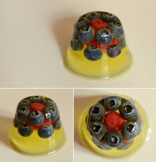 gelatine ananas mirtilli