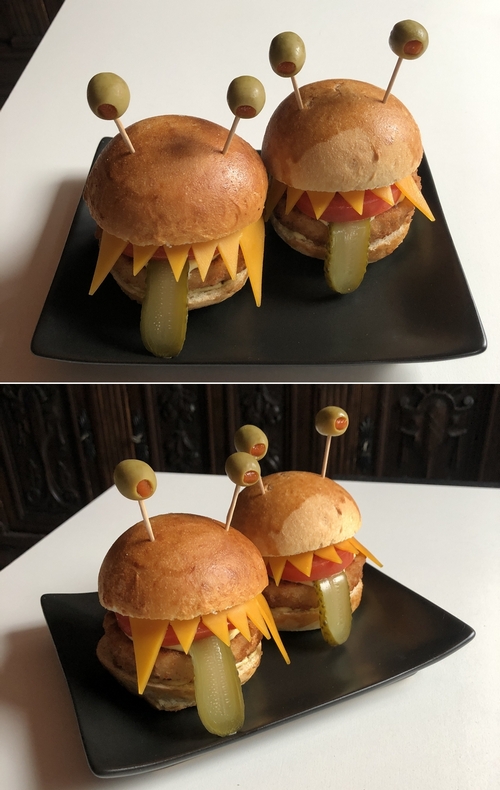 fish burger mostruosi halloween